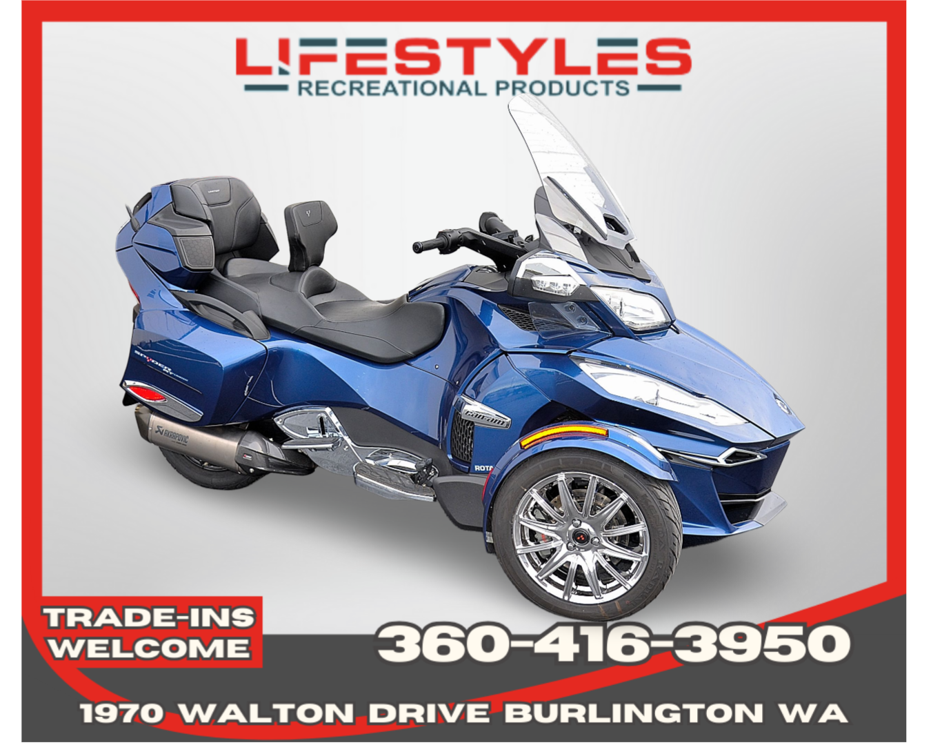 2016 CAN AM SPYDER RT-S 