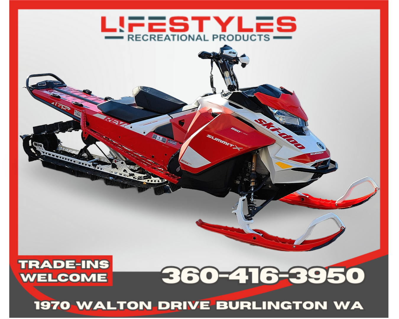 2020 SKI DOO SUMMIT X WITH EXPERT PACKAGE 850 E TEC
