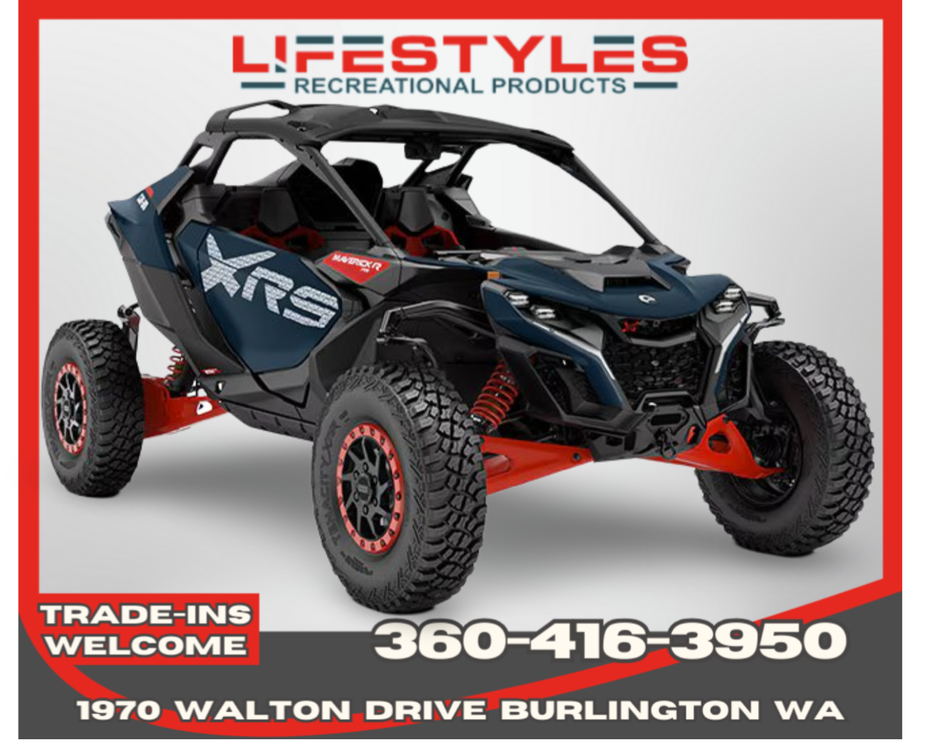 CAN-AM Maverick R X RS with Smart-Shox