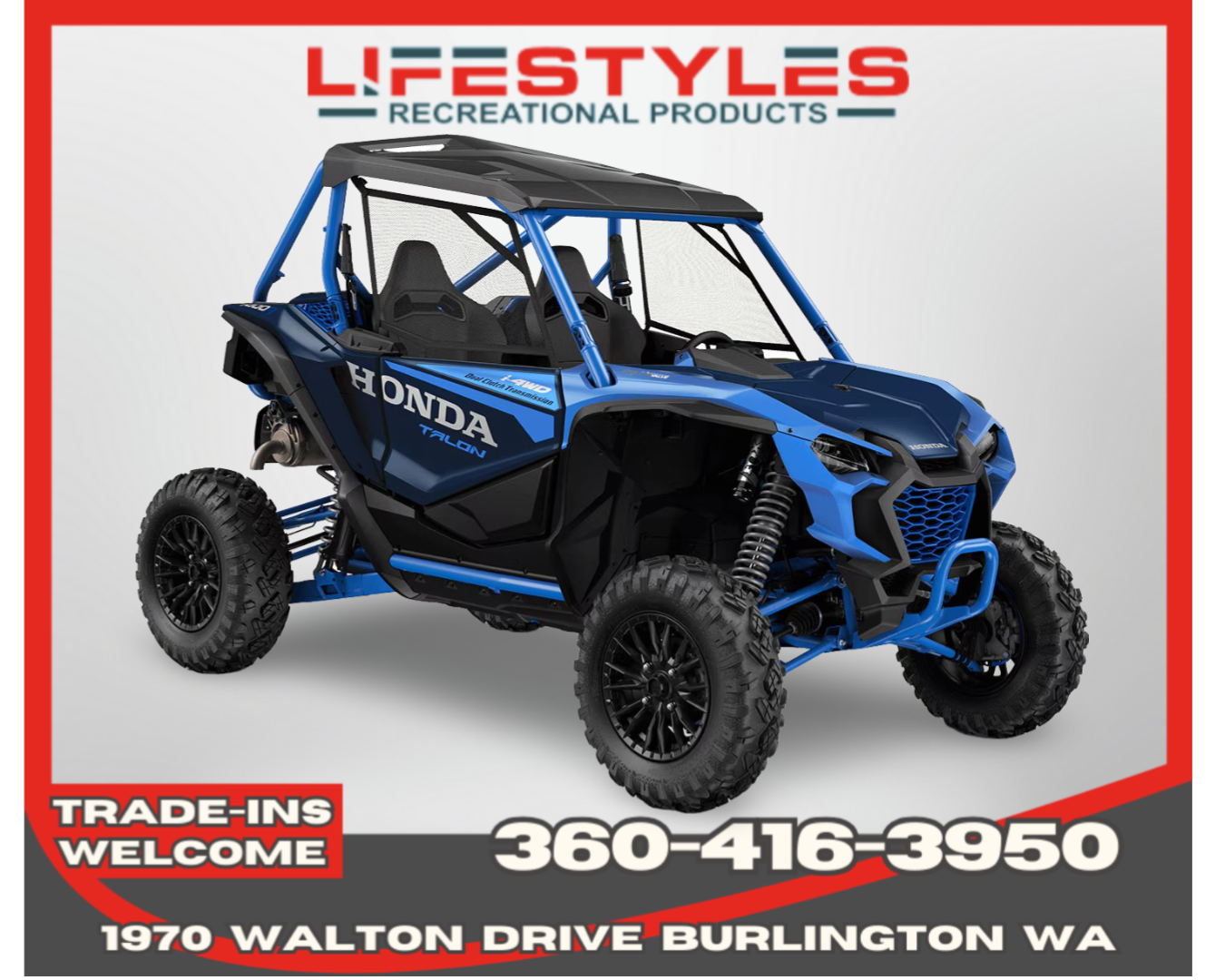 Honda TALON SXS10S2RDR
