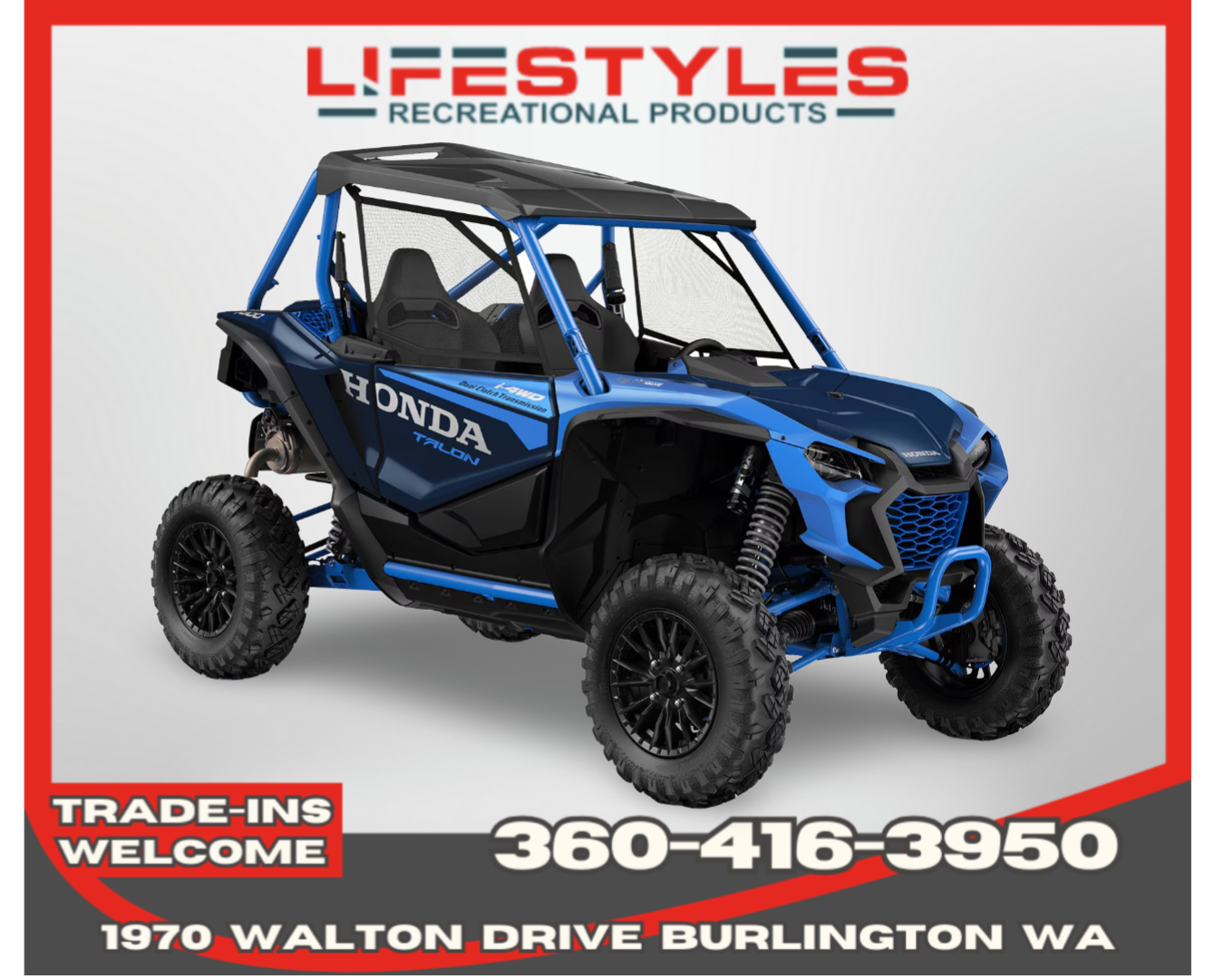 Honda TALON SXS10S2XDR