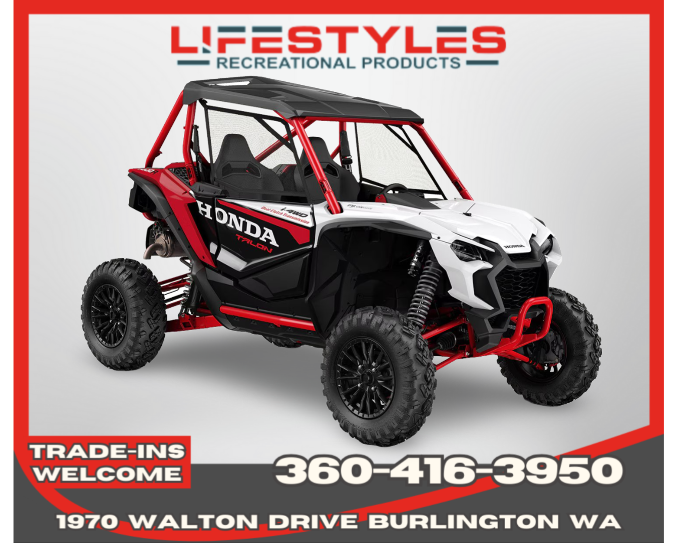 Honda TALON SXS10S2XDR