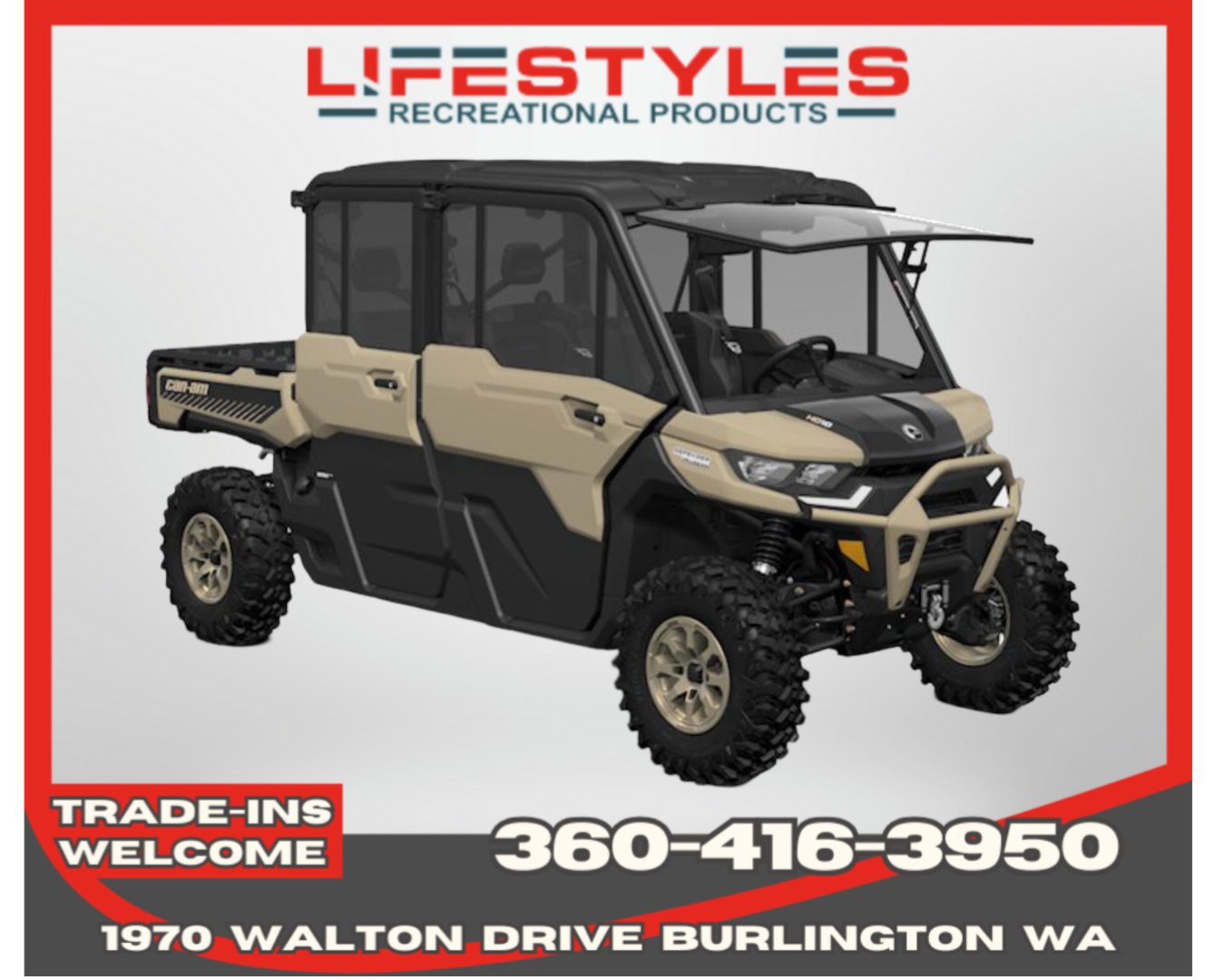 2025 CAN-AM DEFENDER MAX LTD CAB HD10
