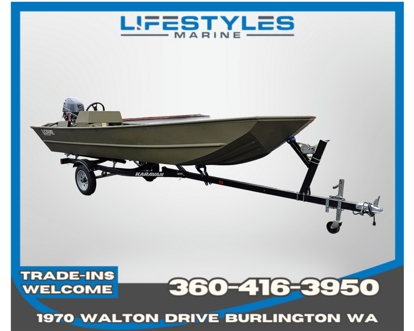 LOWE BOATS LB-1652MT OLYMPIC JON BOAT