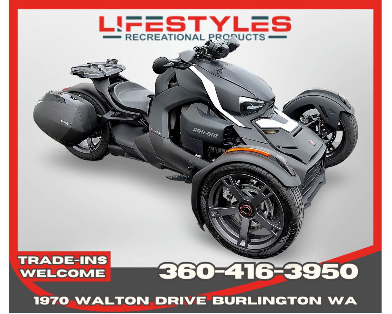2021 CAN AM RYKER 600 ACE