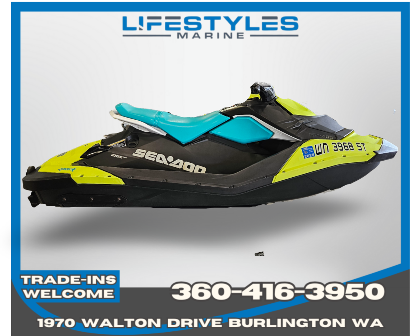 SEADOO SPARK 2UP 900HO/IBR/CONV