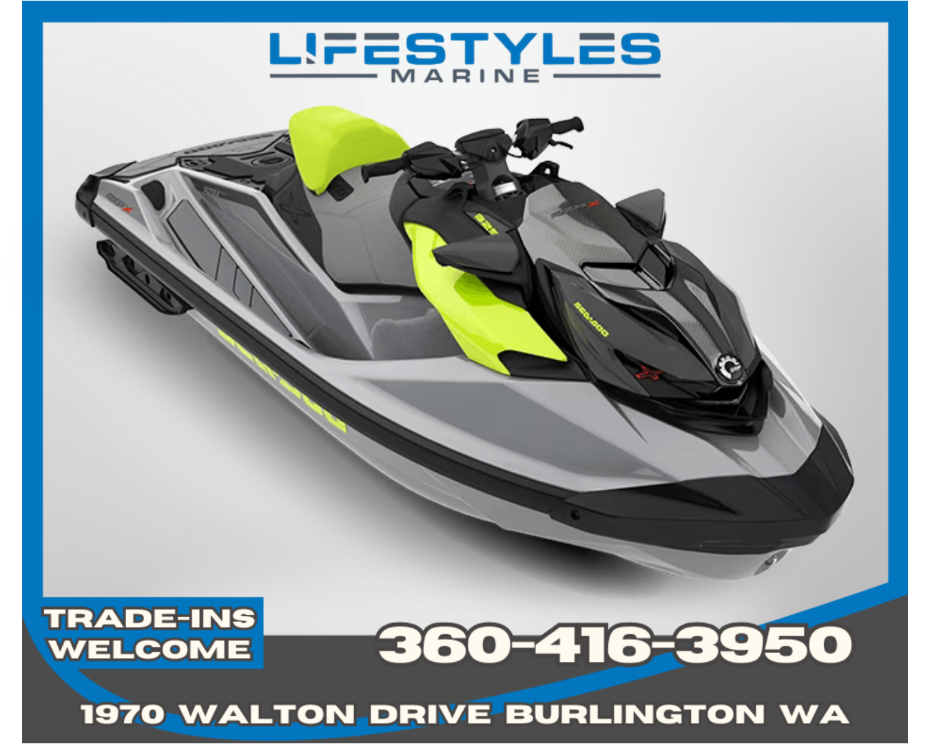 SEADOO RXP X 325 IBR AUDIO