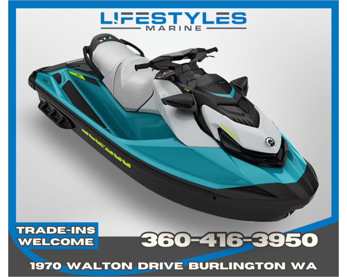 SEADOO GTI SE 170 IBR IDF AUDIO