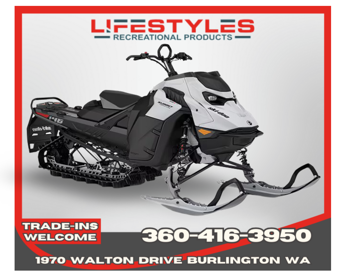 SKI DOO SUMMIT ADRENALINE 154 850 2 5 S 