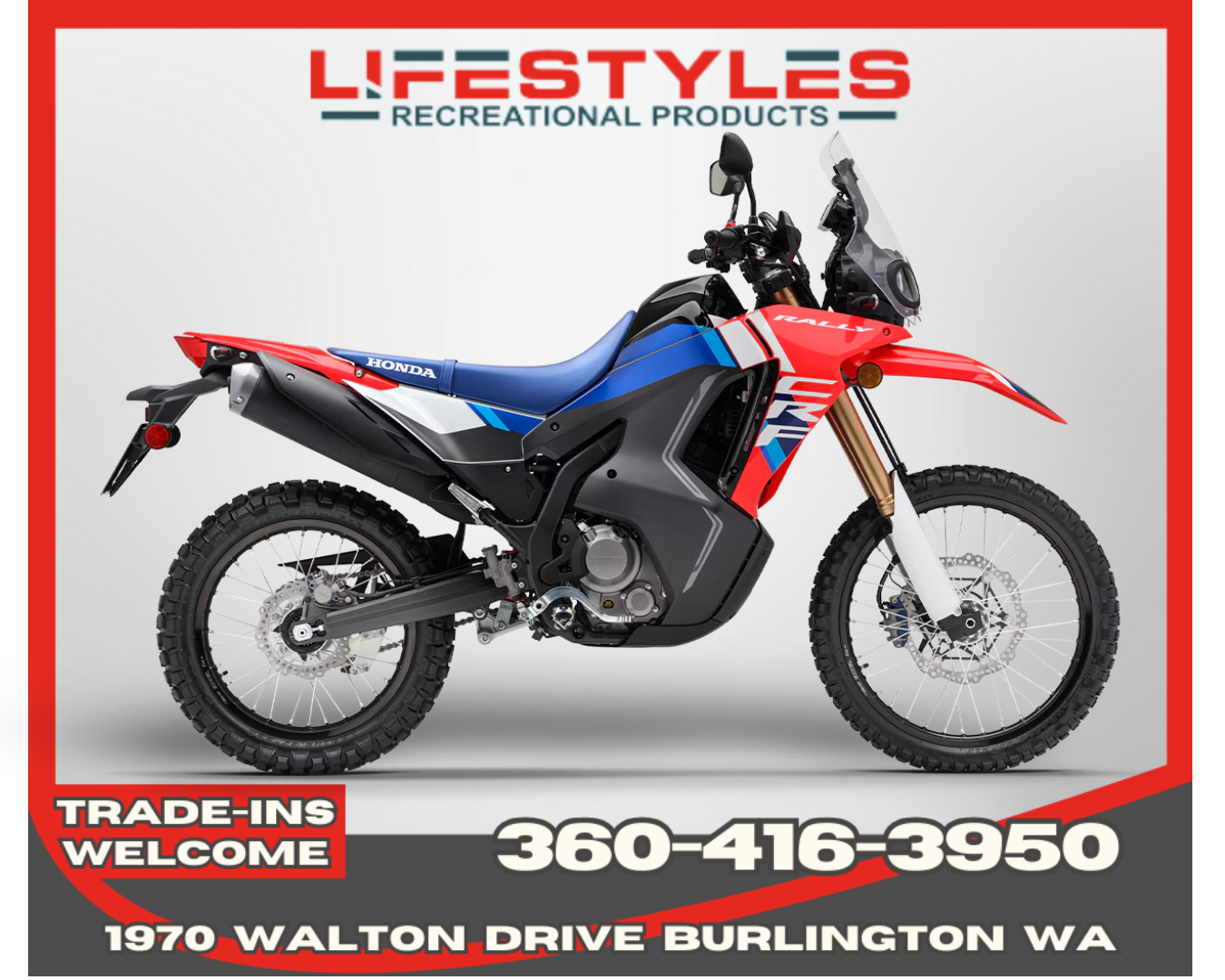 2025 HONDA CRF300LRAS